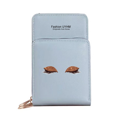 Дамски портфейли Пакет карти Сензорен екран Чанта за мобилен телефон Ракла Печат Портмоне за съхранение Дамски чанти през рамо Водоустойчива ръчна чанта Калъф за ключове