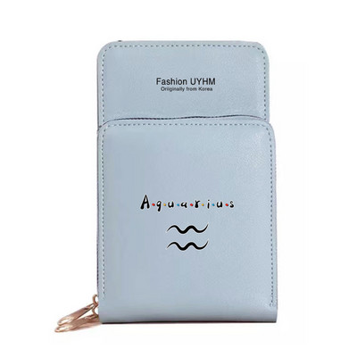 Portofele pentru femei Pachet de carduri Ecran tactil Geantă pentru telefon mobil Genți de umăr pentru femei Genți pentru chei Husă pentru chei Poșetă de depozitare cu imprimeu Constellation