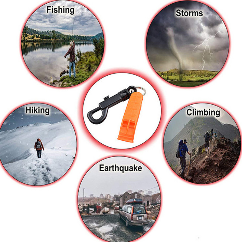 5 tk ellujäämisvile võtmehoidja hädaolukorra ellujäämisviled telkimine vile spordi hädaolukorra vile maavärin