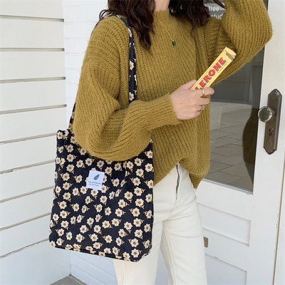 Naiste lõuendist kott Mood velvetist ühe õlaga käekott Kirjandus Mitmekülgne lõuendist kott Campus Tote Messenger bags