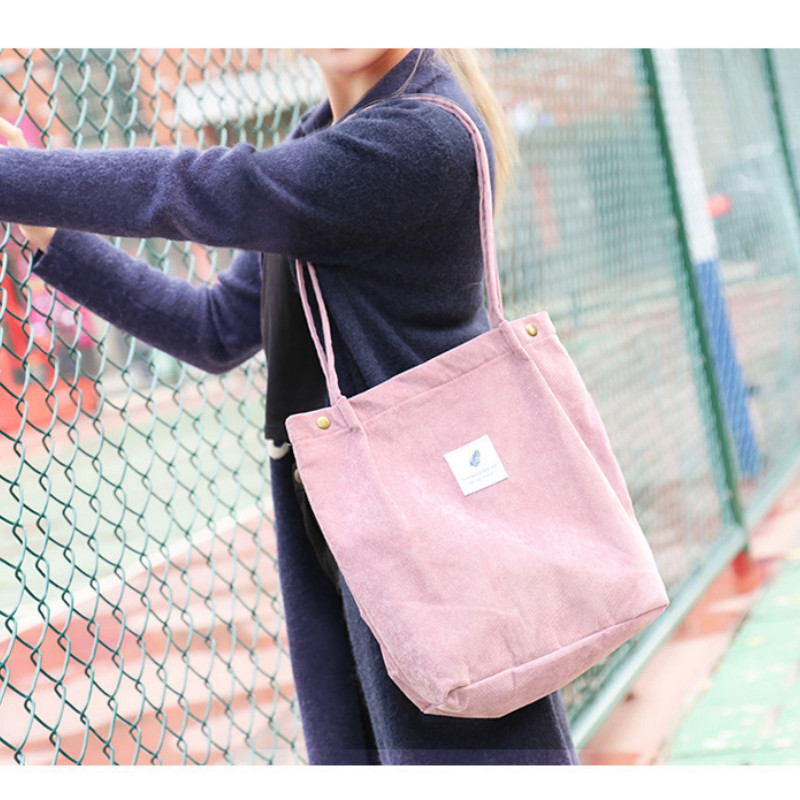 Naiste lõuendist kott Mood velvetist ühe õlaga käekott Kirjandus Mitmekülgne lõuendist kott Campus Tote Messenger bags