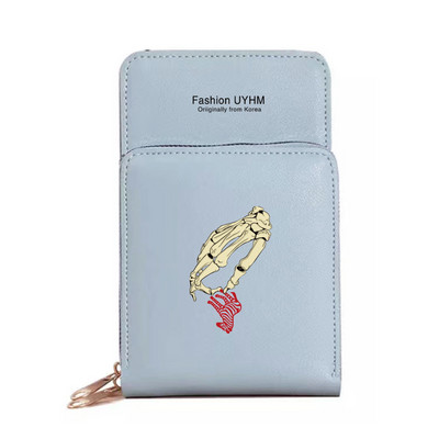 Mobiiltelefonikotid Naistele Uus Pu Nahast Rahakotid Kaardipakk Crossbody Õlakott Puuteekraaniga Mobiiltelefoni rahakott Käekott Käekott