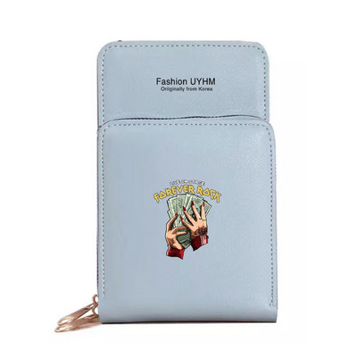 Mobiiltelefonikotid Naistele Uus Pu Nahast Rahakotid Kaardipakk Crossbody Õlakott Puuteekraaniga Mobiiltelefoni rahakott Käekott Käekott