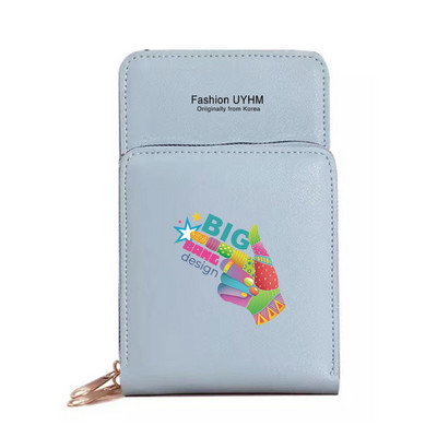 Mobiiltelefonikotid Naistele Uus Pu Nahast Rahakotid Kaardipakk Crossbody Õlakott Puuteekraaniga Mobiiltelefoni rahakott Käekott Käekott