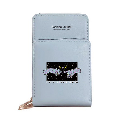 Mobiiltelefonikotid Naistele Uus Pu Nahast Rahakotid Kaardipakk Crossbody Õlakott Puuteekraaniga Mobiiltelefoni rahakott Käekott Käekott