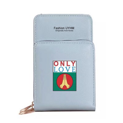 Mobiiltelefonikotid Naistele Uus Pu Nahast Rahakotid Kaardipakk Crossbody Õlakott Puuteekraaniga Mobiiltelefoni rahakott Käekott Käekott