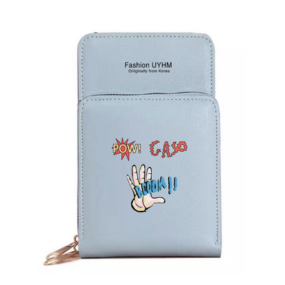 Mobiiltelefonikotid Naistele Uus Pu Nahast Rahakotid Kaardipakk Crossbody Õlakott Puuteekraaniga Mobiiltelefoni rahakott Käekott Käekott