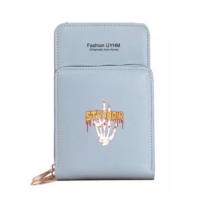 Mobiiltelefonikotid Naistele Uus Pu Nahast Rahakotid Kaardipakk Crossbody Õlakott Puuteekraaniga Mobiiltelefoni rahakott Käekott Käekott