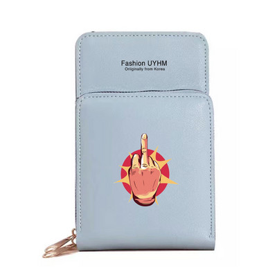 Mobiiltelefonikotid Naistele Uus Pu Nahast Rahakotid Kaardipakk Crossbody Õlakott Puuteekraaniga Mobiiltelefoni rahakott Käekott Käekott