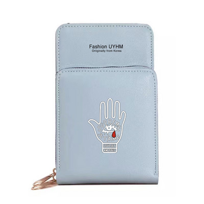 Mobiiltelefonikotid Naistele Uus Pu Nahast Rahakotid Kaardipakk Crossbody Õlakott Puuteekraaniga Mobiiltelefoni rahakott Käekott Käekott