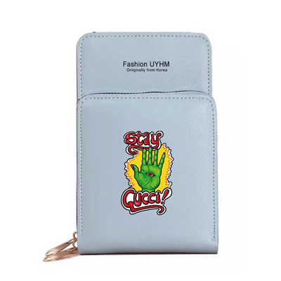 Mobiiltelefonikotid Naistele Uus Pu Nahast Rahakotid Kaardipakk Crossbody Õlakott Puuteekraaniga Mobiiltelefoni rahakott Käekott Käekott