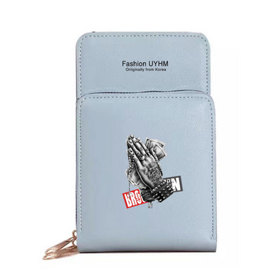 Mobiiltelefonikotid Naistele Uus Pu Nahast Rahakotid Kaardipakk Crossbody Õlakott Puuteekraaniga Mobiiltelefoni rahakott Käekott Käekott