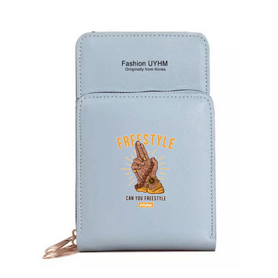 Mobiiltelefonikotid Naistele Uus Pu Nahast Rahakotid Kaardipakk Crossbody Õlakott Puuteekraaniga Mobiiltelefoni rahakott Käekott Käekott