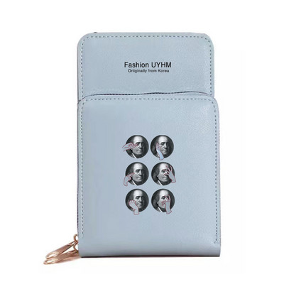 Mobiiltelefonikotid Naistele Uus Pu Nahast Rahakotid Kaardipakk Crossbody Õlakott Puuteekraaniga Mobiiltelefoni rahakott Käekott Käekott