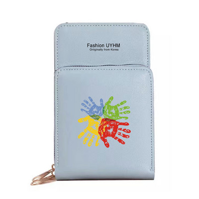 Mobiiltelefonikotid Naistele Uus Pu Nahast Rahakotid Kaardipakk Crossbody Õlakott Puuteekraaniga Mobiiltelefoni rahakott Käekott Käekott