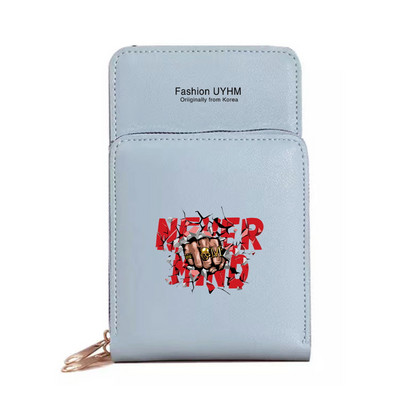 Mobiiltelefonikotid Naistele Uus Pu Nahast Rahakotid Kaardipakk Crossbody Õlakott Puuteekraaniga Mobiiltelefoni rahakott Käekott Käekott