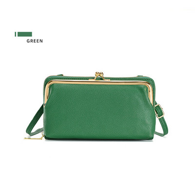 Γυναικείες τσάντες PU Δερμάτινη τσάντα για γυναίκες 2023 Γυναικείες τσάντες τηλεφώνου Clutch Θήκη επαγγελματικής κάρτας Πορτοφόλι χιαστί τσαντάκι ώμου