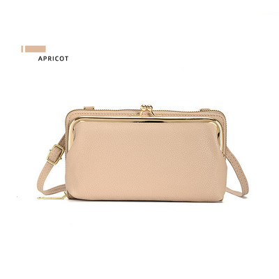 Γυναικείες τσάντες PU Δερμάτινη τσάντα για γυναίκες 2023 Γυναικείες τσάντες τηλεφώνου Clutch Θήκη επαγγελματικής κάρτας Πορτοφόλι χιαστί τσαντάκι ώμου