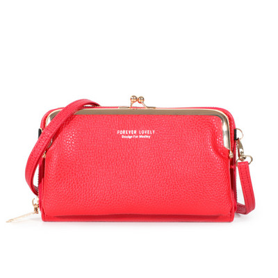 Γυναικείες τσάντες PU Δερμάτινη τσάντα για γυναίκες 2023 Γυναικείες τσάντες τηλεφώνου Clutch Θήκη επαγγελματικής κάρτας Πορτοφόλι χιαστί τσαντάκι ώμου