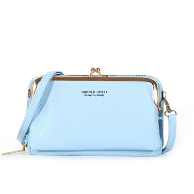 Γυναικείες τσάντες PU Δερμάτινη τσάντα για γυναίκες 2023 Γυναικείες τσάντες τηλεφώνου Clutch Θήκη επαγγελματικής κάρτας Πορτοφόλι χιαστί τσαντάκι ώμου