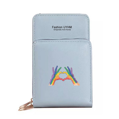 Veekindel puuteekraan Mobiiltelefonikotid Rahakotid Kaardipakk Naistele Ristkehaga õlakott Naistele Säilituskott Rahakott Love Series Rahakott