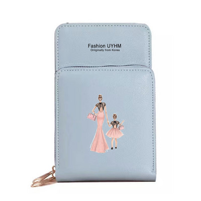 Vodootporni zaslon osjetljiv na dodir Torbe za mobilne telefone Novčanici Paket kartica Ženska torba na rame Mama Torbica s uzorkom Ženska torbica za novčiće