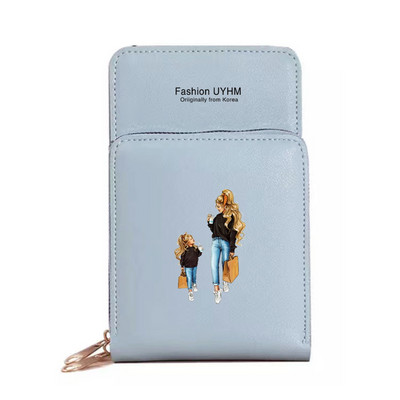 Vodootporni zaslon osjetljiv na dodir Torbe za mobilne telefone Novčanici Paket kartica Ženska torba na rame Mama Torbica s uzorkom Ženska torbica za novčiće