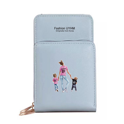 Vodootporni zaslon osjetljiv na dodir Torbe za mobilne telefone Novčanici Paket kartica Ženska torba na rame Mama Torbica s uzorkom Ženska torbica za novčiće