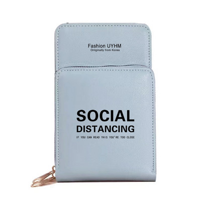 Mobiiltelefonikotid Naiste rahakotid Kaardipakk Tekst Prindi Mündikott Naiste Õlakott Puuteekraaniga Mobiiltelefonipakk