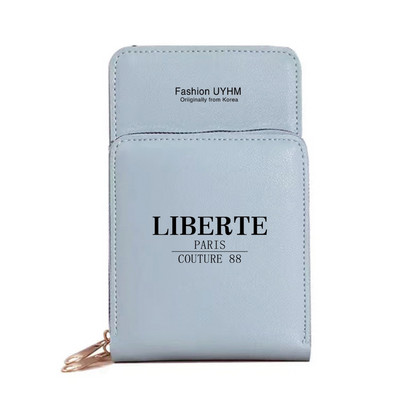 Mobiiltelefonikotid Naiste rahakotid Kaardipakk Tekst Prindi Mündikott Naiste Õlakott Puuteekraaniga Mobiiltelefonipakk