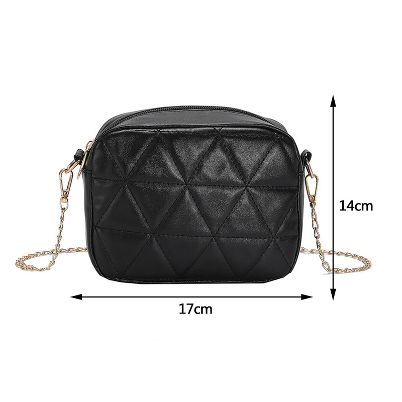 Divatos egyszínű válltáska Crossbody táskák nőknek 2023 Bőr kockás táska pénztárca Női tervezői táskák kézitáskák női táskák