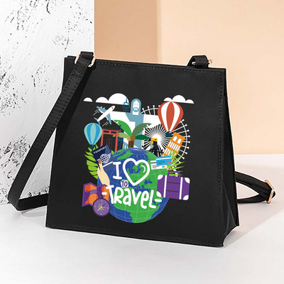 Μοτίβο τετράγωνες τσάντες ταξιδιού Καλλυντική τσάντα βαλίτσα μόδας γυναικεία τσάντα Μάρκες χιαστί τσάντα ώμου Μακιγιάζ για αποθήκευση τσάντα τσάντα