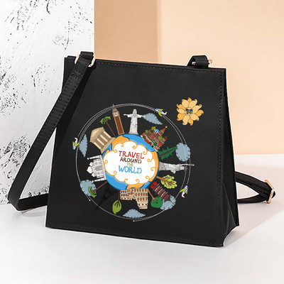 Μοτίβο τετράγωνες τσάντες ταξιδιού Καλλυντική τσάντα βαλίτσα μόδας γυναικεία τσάντα Μάρκες χιαστί τσάντα ώμου Μακιγιάζ για αποθήκευση τσάντα τσάντα