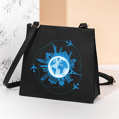 Μοτίβο τετράγωνες τσάντες ταξιδιού Καλλυντική τσάντα βαλίτσα μόδας γυναικεία τσάντα Μάρκες χιαστί τσάντα ώμου Μακιγιάζ για αποθήκευση τσάντα τσάντα