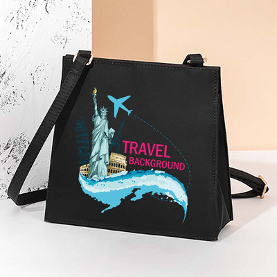 Μοτίβο τετράγωνες τσάντες ταξιδιού Καλλυντική τσάντα βαλίτσα μόδας γυναικεία τσάντα Μάρκες χιαστί τσάντα ώμου Μακιγιάζ για αποθήκευση τσάντα τσάντα