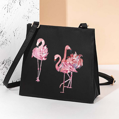Flamingo kandiline kott naiste käekott naistele, 2022, uus vabaaja õlakott, kosmeetiline kandekott naistele.