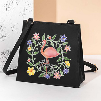 Flamingo kandiline kott naiste käekott naistele, 2022, uus vabaaja õlakott, kosmeetiline kandekott naistele.