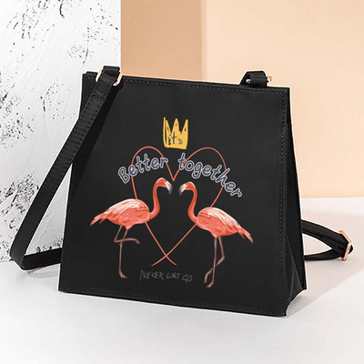 Flamingo kandiline kott naiste käekott naistele, 2022, uus vabaaja õlakott, kosmeetiline kandekott naistele.