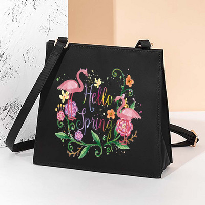 Flamingo kandiline kott naiste käekott naistele, 2022, uus vabaaja õlakott, kosmeetiline kandekott naistele.
