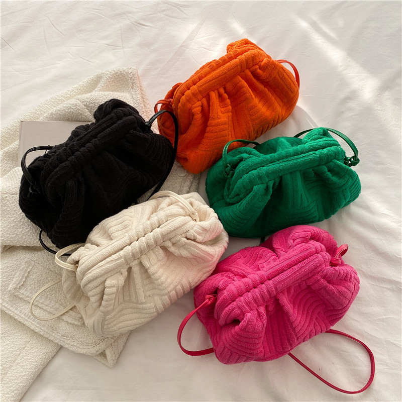 Geantă clutch în relief pentru femei de lux, la modă