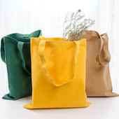 Naiste kott Reguleeritav Crossbody käekott Naiste ostja Lihtne ühevärviline õlakott puuvillasest riidest kotid Tüdrukutele Raamatud Tote