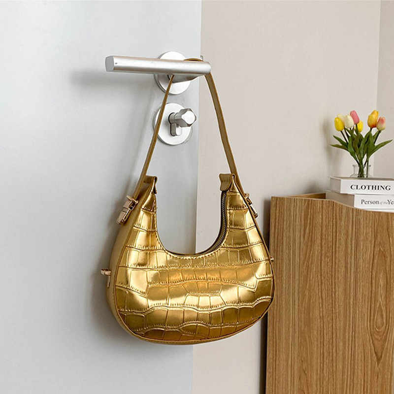 Modna izuzetna torba za kupovinu Retro ležerne ženske torbe na rame Ženska jednobojna torba za kupovinu od PU kože za žene