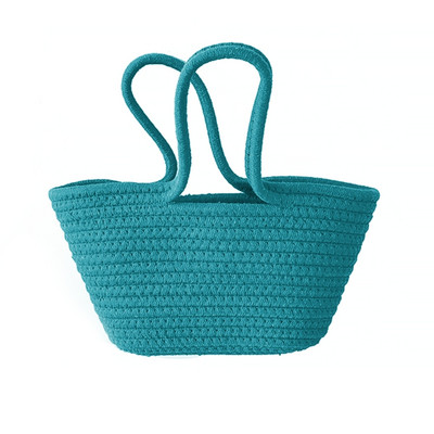 Голяма ръчна чанта Чанта през рамо Бохо кошница Чанта с дръжка Лятна плажна чанта Универсална за колега приятелка дъщеря