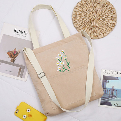 Suur naiste õlakott Naiste lõuendist kandekott Ostukotid Velvetist naiste käekott Crossbody raamatukotid tüdrukutele