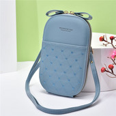 Πολυτελές γυναικείο τηλέφωνο Messenger τσάντα PU Δερμάτινο μίνι χαριτωμένες τσάντες ώμου Γυναικείες τσάντες με κέρματα τσάντα χιαστί Γυναικείο πορτοφόλι