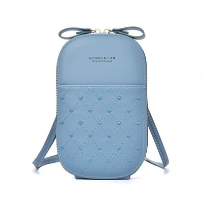 Πολυτελές γυναικείο τηλέφωνο Messenger τσάντα PU Δερμάτινο μίνι χαριτωμένες τσάντες ώμου Γυναικείες τσάντες με κέρματα τσάντα χιαστί Γυναικείο πορτοφόλι