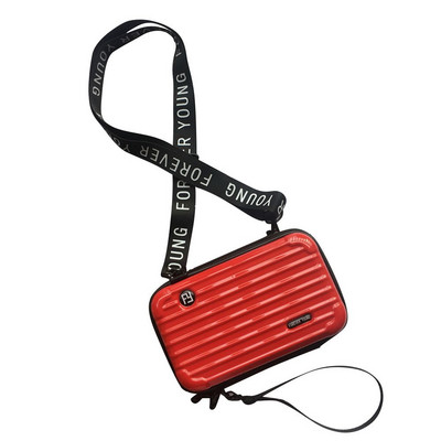 Φορητή τσάντα καλλυντικών ABS 1 τεμ. Μίνι τσάντα ώμου Φορητή τσάντα πλύσης Σκληρό κέλυφος συμπλέκτης Ταξιδιωτική θήκη αποθήκευσης Ταξιδιωτική θήκη