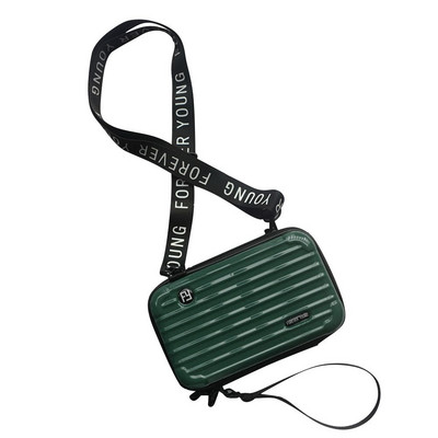 Φορητή τσάντα καλλυντικών ABS 1 τεμ. Μίνι τσάντα ώμου Φορητή τσάντα πλύσης Σκληρό κέλυφος συμπλέκτης Ταξιδιωτική θήκη αποθήκευσης Ταξιδιωτική θήκη