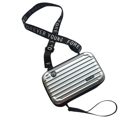 Φορητή τσάντα καλλυντικών ABS 1 τεμ. Μίνι τσάντα ώμου Φορητή τσάντα πλύσης Σκληρό κέλυφος συμπλέκτης Ταξιδιωτική θήκη αποθήκευσης Ταξιδιωτική θήκη