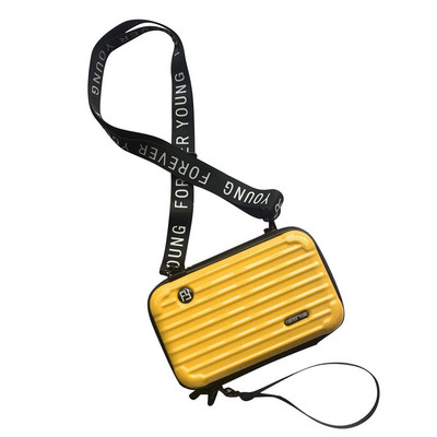 Φορητή τσάντα καλλυντικών ABS 1 τεμ. Μίνι τσάντα ώμου Φορητή τσάντα πλύσης Σκληρό κέλυφος συμπλέκτης Ταξιδιωτική θήκη αποθήκευσης Ταξιδιωτική θήκη